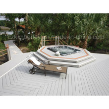 Hohles wasserdichtes WPC-Decking im Freien / Innen-WPC-Bodenbelag